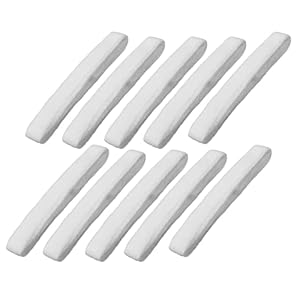 DOSIA 10 Pcs PVA Fishing Mesh -Mesh 5M Refill Carp Fishing Stocking Rig Bait Wrap Bags 25mm Fishing Feeder