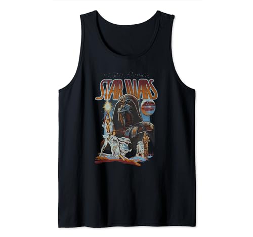 Débardeur Star Wars Classic A New Hope avec le visuel rétro du groupe de héros