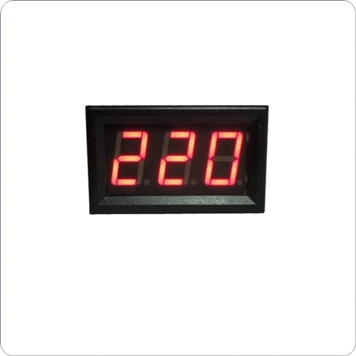 Voltímetro digital LED de alta visibilidad para medición directa CA 30V-500V 2