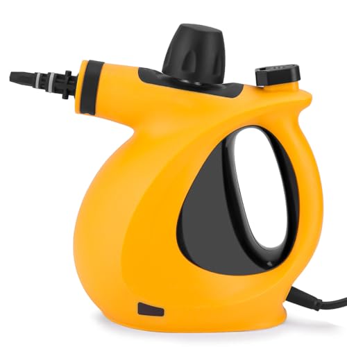Multi-Purpose Steam Cleaner with 11-Piece Accessories, Handheld Steam Cleaner Perfect for Stain Removal, Curtains, Car Seats, Floor, Bathroom