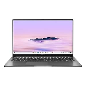 ASUS Chromebook CX1505CTA-S70031 – Ordenador Portátil 15.6″ Full HD (Intel Core 3 N355, 8GB RAM, 128GB eMMC, Graphics, ChromeOS) Gris Roca – Teclado QWERTY español