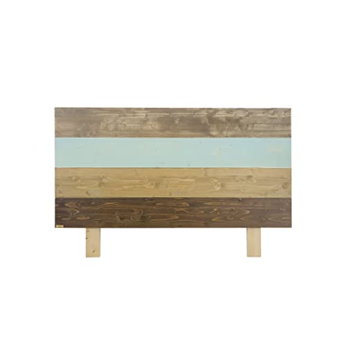 HANNUN - Cabecero de Cama Nala | Madera Maciza de Abeto | Estilo étnico | Color Natural - Cama 165 x 100 cm (Queen Size) Cover