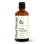Plant Therapy Organic Lavender Essential Oil 100% Pure, USDA Certified Organic, Undiluted, Natural Aromatherapy, Therapeutic Grade 100 mL (3.3 oz)