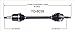 SurTrack TO-8039 CV Axle Shaft