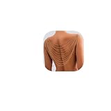 Multi-Layered Shoulder Body Chain Jewelry,Summer Tassel Bra Body Chain Bikini Back Chain Necklace Sexy Festival Rave Shoulder Chain Bridal Wedding Backdrop Jewelry for Women (Gold)
