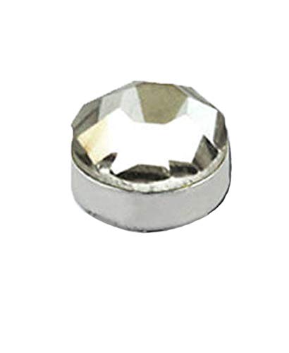 Magnetic Monroe Labret Nose Ear Stud Ring 3mm Clear stone