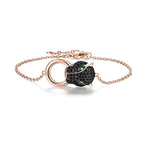 Pulsera de Mujer Santuzza de Plata de Ley 925 con Espinelo Negro Cover