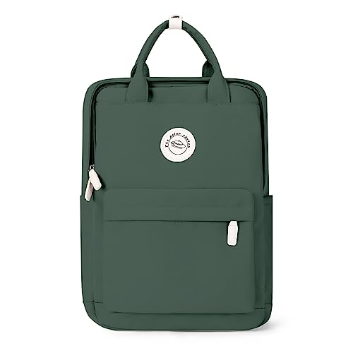 Hyc00 Mochilas Escolares Mochila Mujer, Mochila Impermeable Portatil 14 Pulgadas,Casual Bolsos Niña Niño Backpack Adolescente Para Universidad Mochila Ligera Mochila De Viaje,Ejercito Verde Hyc00 Mochilas Escolares Mochila Mujer, Mochila Impermeable Portatil 14 Pulgadas,Casual Bolsos Niña Niño Backpack Adolescente Para Universidad Mochila Ligera Mochila De Viaje,Ejercito Verde