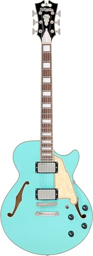 D'Angelico Premier SS Semi-hollow Electric Guitar - Surf Green