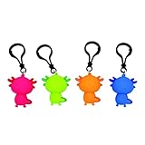 Raymond Geddes Axolotl Backpack Buddy Keychain (Pack of 24) - Axolotl Keychain Pets - Adorable Keychains Party Favors