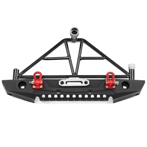 Lámpara coche RC y defensa trasera de metal premium compatible con Axial SCX10 3
