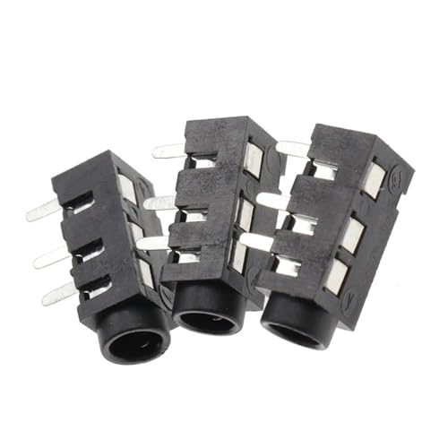 Conector de Audio de 3.5 mm PJ320A Jack Hembra de 4 Pines para Placa PCB 10 Piezas 3