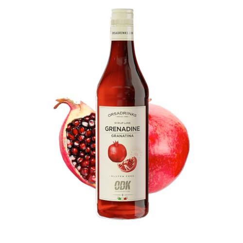 Sciroppo Odk Grenadine Granatina Melograno Bottiglia Vetro 750 ml Senza Glutine