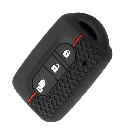 Étui en silicone pour clé Nissan Juke Qashqai X-Trail Micra protection noire