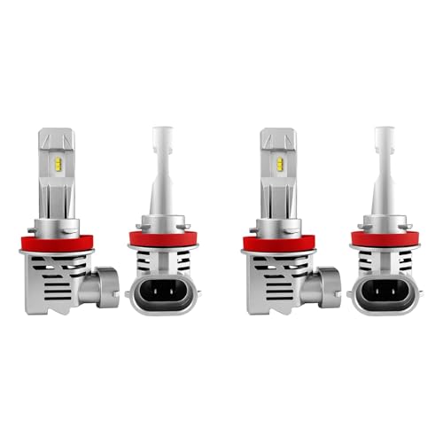 Phares LED H11 H8 H16 anticollision éclairage puissant 12000Lm contre brouillard