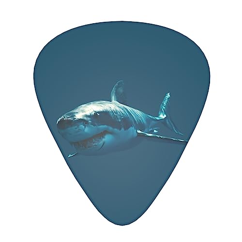Blue Shark Lot de 12 médiators tendance et durables dans une boîte pour ukulélé guitare électrique basse - Les Beatles, Paul McCartney, John Lennon, RIngo Starr, George Harrison Blue Shark Lot de 12 médiators tendance et durables dans une boîte pour ukulélé guitare électrique basse