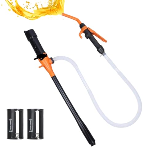 Bomba de sifón eléctrica - Bomba de transferencia de agua portátil, dispensador inalámbrico | para peceras, barcos, automóviles, vehículos recreativos, generadores, cortacésped, transmisión de fluidos - imagen 9