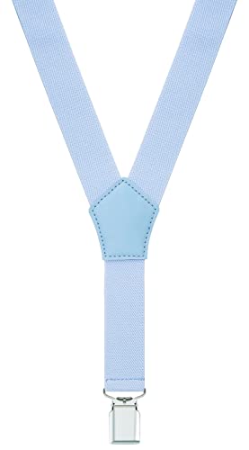 Image of Men's Boys' Bow Tie and Suspenders Set Y Shape Adjustable Elastic