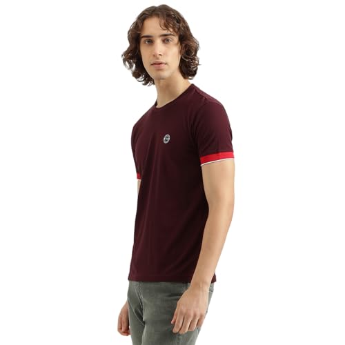 Image of UNITED COLORS OF BENETTON Men's Solid Regular Fit Polo Shirt