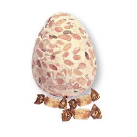 Oeuf de Pâques au nougat tendre, 120gr