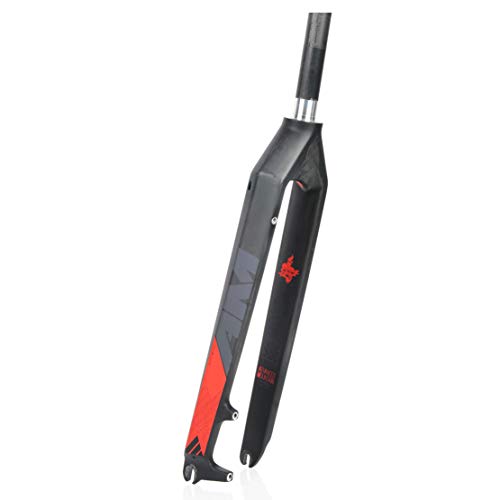Fourche tout terrain rigide en carbone pour vélo 26 27.5 29 pouces TG6