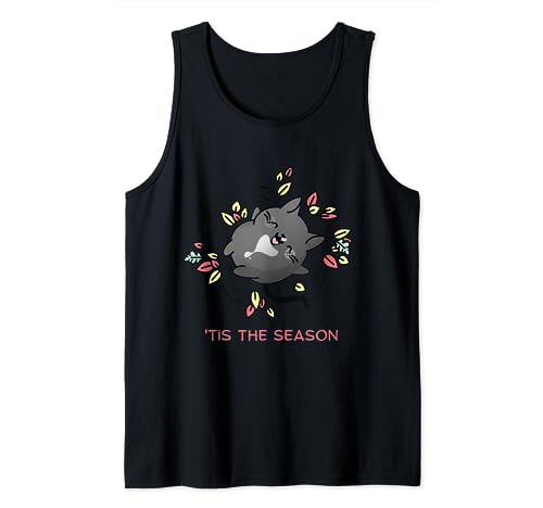 'Tis the Season - Otoño y otoño Holiday Cat Cozy Mystery Camiseta sin Mangas