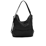MISAKO LEMI MOCHILA - Mochila de moda para Mujer - 35X34X11CM - Negro