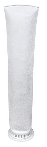 Pokar RO, 5 Micron Sediment Water Filter Bag Suitable for 4" Dia & 20" Length Aquarium Fish Tank Filter Sump Felt Sock Mesh Net Bag Micron Bore Water Filter… (1)