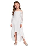 Il freddo-Spalla il design del top in pizzo floreale con paillettes a maniche lunghe è elegante e alla moda, aggiungendoun un tocco di glamour e seguendo le ultime tendenze della moda
