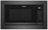 24 in. 2.2 cu ft Electric Built-in Microwave in Black Stainless Steel with Sensor Cook