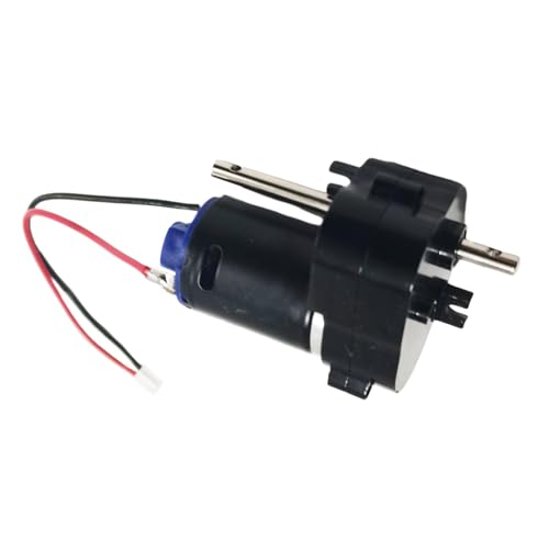 kowaku Metal Gearbox with 370 Motor Spare Part Easy to Install Toy Vehicle Accessories 1/12 RC Car Parts for MN82 MN99S V2, Black - Thumbnail 6