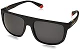 Colour: 807/M9 BLACK Polaroid PLD 7033/s Sunglasses, 807/M9 Black, 57 Mens
