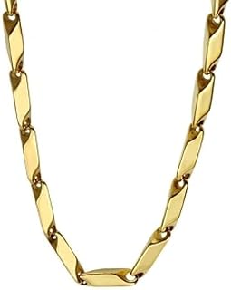 KISHUSOON - Mens Jewellery Stainless Steel Silver Chain For Boys Girls Stylish Silver Rice Chain Unisex Fashion 20 inch Si... Price In India