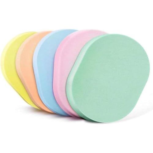 Image of Face Cleansing Sponge Puff Makeup Washing Pad Deep Cleansing & Exfoliating Facial Sponge - Assorted Color Pack of 4