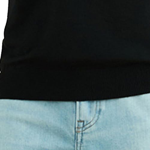 Men's Round Neck Pullover Knitted Sweater Solid Color Long Sleeve Male Knit Sweaters V-Neck Knits Pullovers4