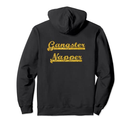 Funny GANGSTER NAPPER Sleep Pijama Hip Hop Rap Regalo Backpr Sudadera con Capucha