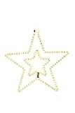 METRO Professional Estrella Luminosa LED OST144SN1, 144 LED, 18.4 W, Cambio de Color, Blanco cálido y frío, decoración navideña, Figura con Luces, Navidad