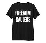 Freedom Haulers Truckers Drivers Premium Tri-Blend T-Shirt
