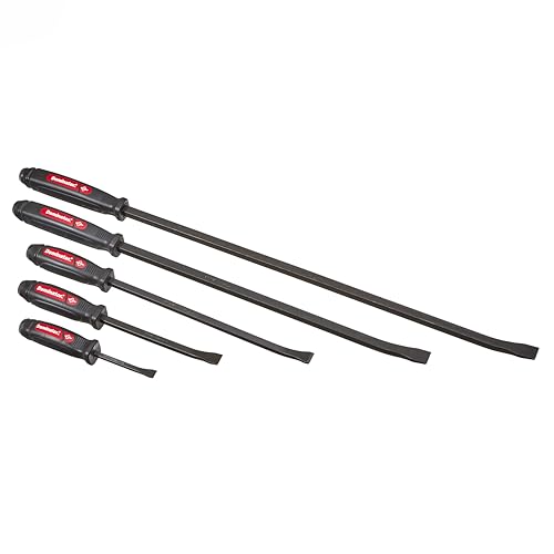 Image of Mayhew Tools 61366 Dominator Pry Bar, Red, 5-Piece Curved