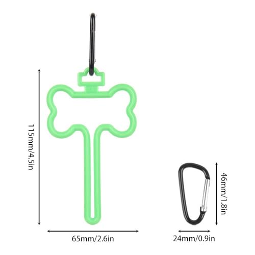 Image of 2 PCS Dog Poop Bag Holders,Hands-Free Pet Waste Bag Clips for Hold Waste Bag Poop Bags