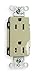 15A 5-15R 125V Receptacle Deco Ivory - Pack Of 6