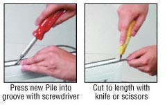 Crl High Density Window Pile - 100' Roll .250 Pile Height; .270 Backing Width By Cr Laurence #TOP4