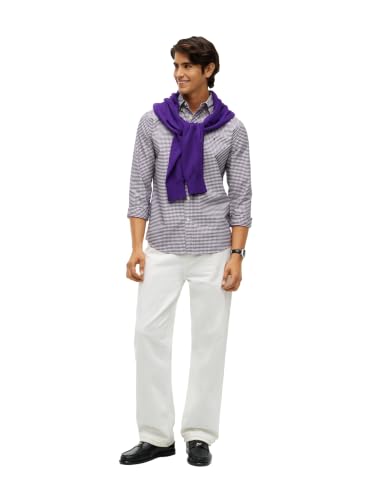 Image of Tommy Hilfiger Men's Long Sleeve Oxford Shirts in Regular Fit, Men's Button Down Shirts, Also Available in Big and Tall