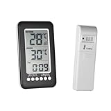 TOBBOMEY Thermomètre Numérique Avec Alarme De Température Haute Et Basse...