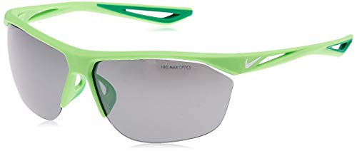 [ナイキ] サングラス テイルウィンド アジアンフィット EV0915 メンズ ダークグレー/マットボルテージグリーン/ホワイト