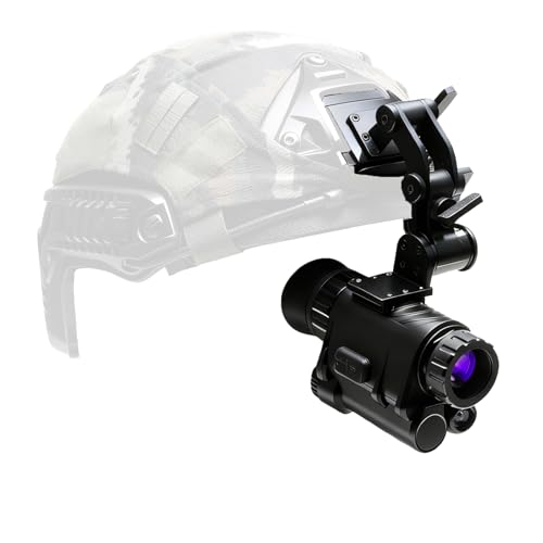 TRV Digital 4X Zoom Night Vision Monocular - Waterproof 2K Night Vision Goggles Head Mounted for Hunting Wildlife Outdoor Adventures and Camping