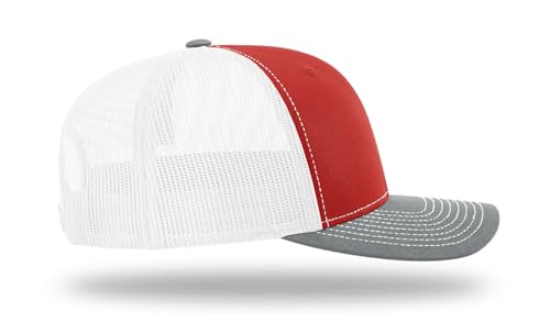 Image of Richardson 112 Trucker Hat - Premium Blank Baseball Cap, Adjustable Snapback Hat - Structured Six Panel Richardson Blank Hats