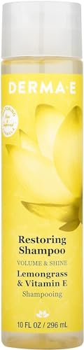 DERMA E Volume & Shine Restoring Shampoo 296ml, 296 ml (Pack of 1)