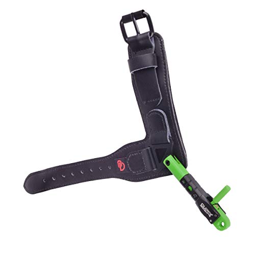 Kaydon Compound Bow Release Aid Trigger Archery Right Left Hand Adjustable Wrist Strap (Green) #TOP2