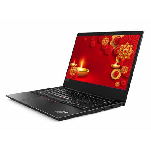 Image of (Refurbished) Lenovo E480 7th Gen Intel Core i3 Thin & Light Laptop (8 GB DDR4 RAM, 256 GB SSD, 14 inch HD Display, Windows 11, MS Office, WiFi, BT, Webcam, Intel HD Graphics)